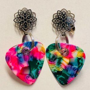 Guitar Pick Earrings by Guitar Pick Geek
